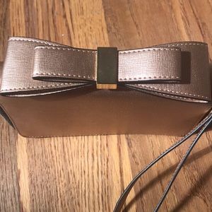 Aldo rose gold clutch